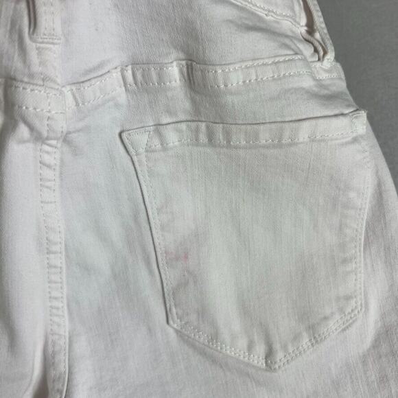 Frame Jeans Womens Size 28 White Le Skinny de Jeanne Crop Cotton Blend - Picture 6 of 11